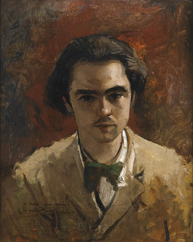 Jean-Frédéric Bazille-65-Ritratto di Paul Verlaine